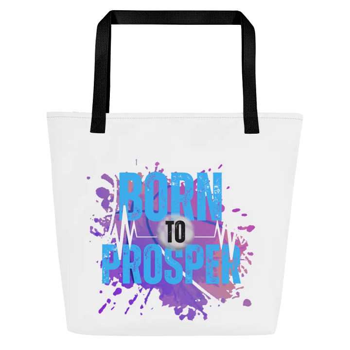 Expressive Born to Prosper All-Over Tote Bag product image (1)