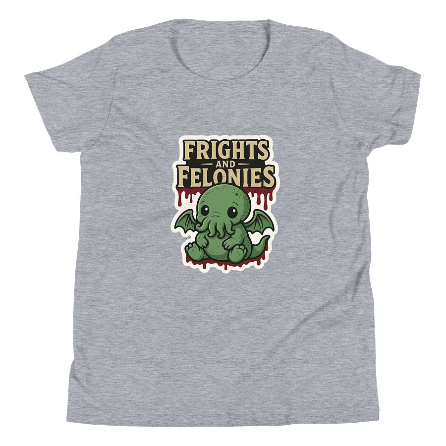 Frights and Felonies Green Creature Youth T-Shirt product image (53)