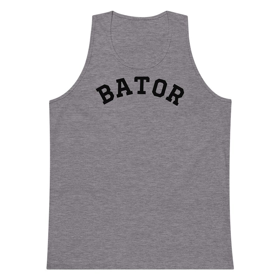 Bator Varsity Tank (Black Logo) product image (5)