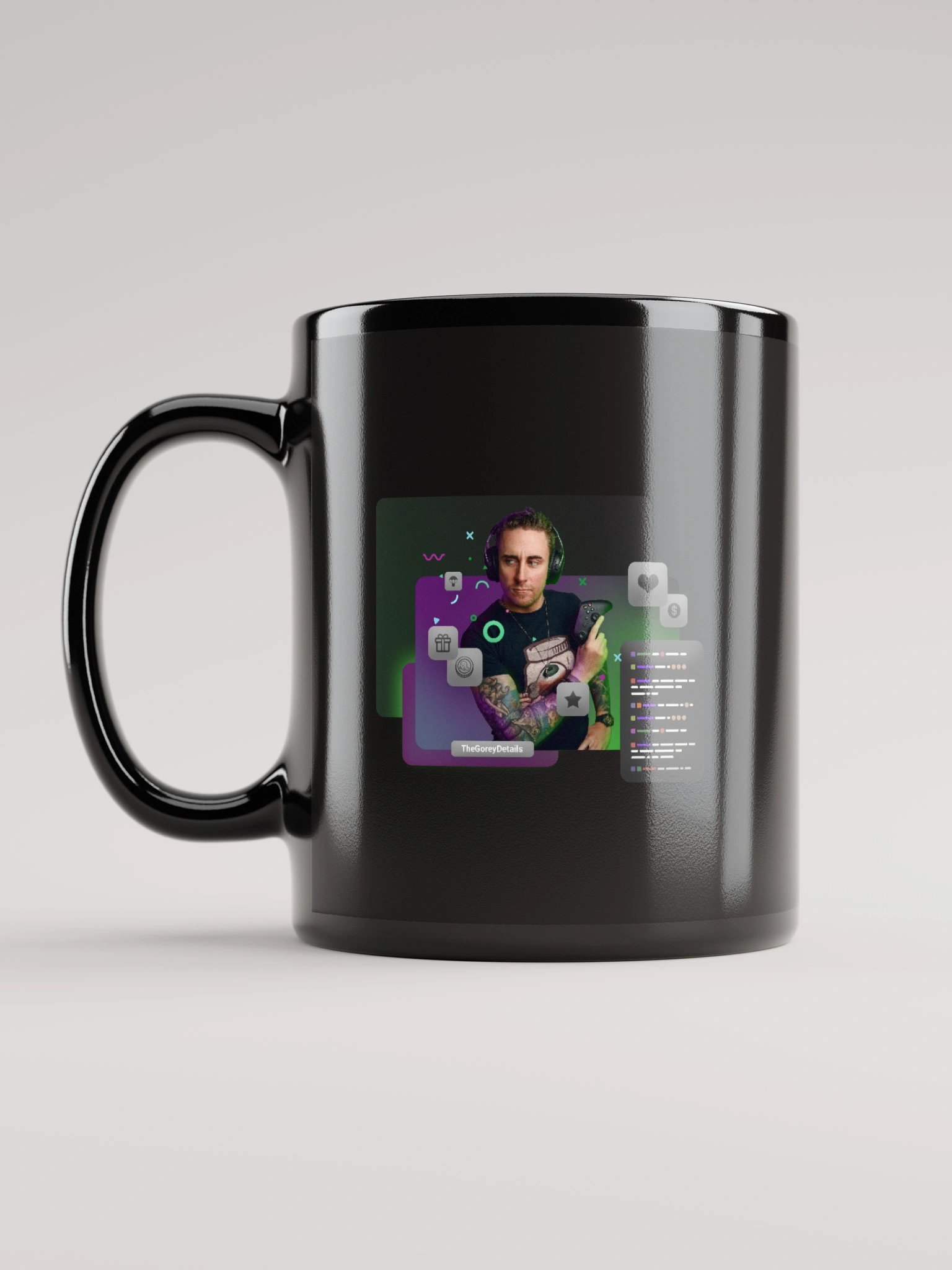 Chat Encouraged - Black Glossy Mug product image (12)