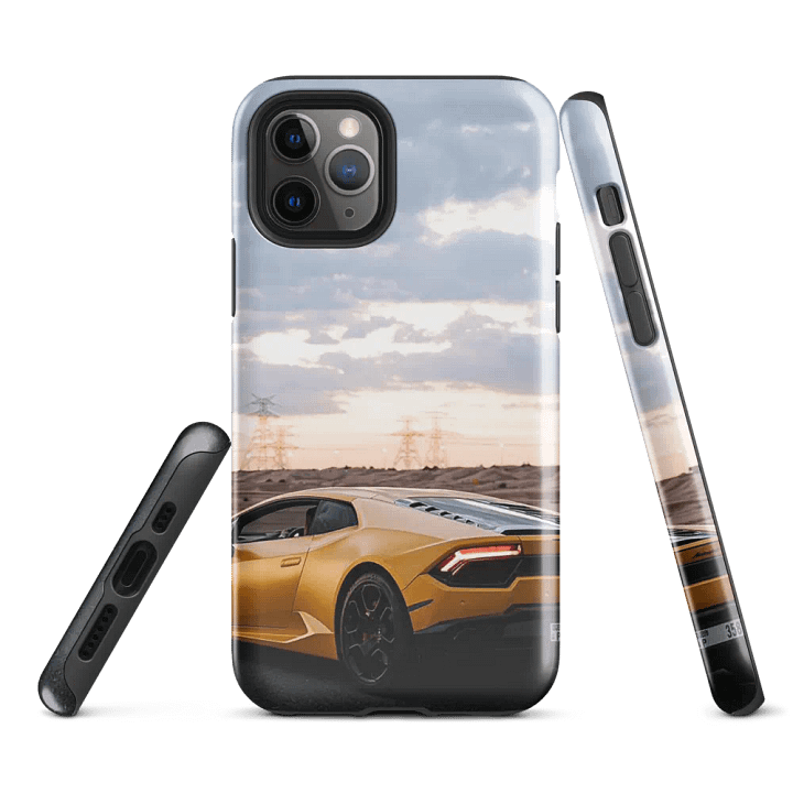 Yellow Sport Car Phone Case: Stylish Protection for Your Device product image (2)