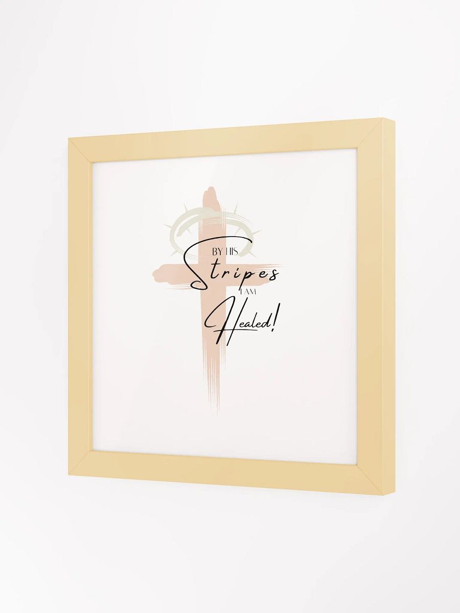 By His Stripes Framed Art Print product image (2)