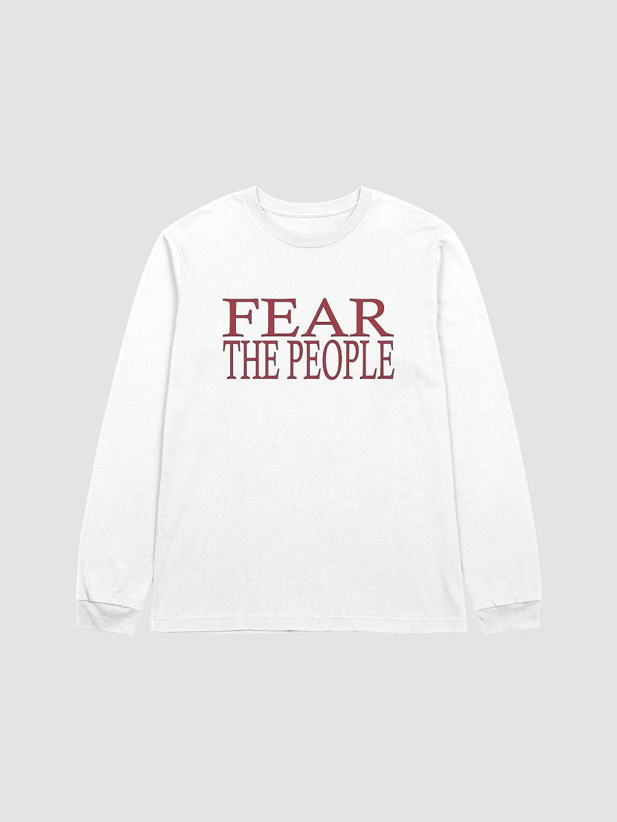 Fear The People - 01 - Red - Bella+Canvas Supersoft Long Sleeve T-Shirt product image (2)