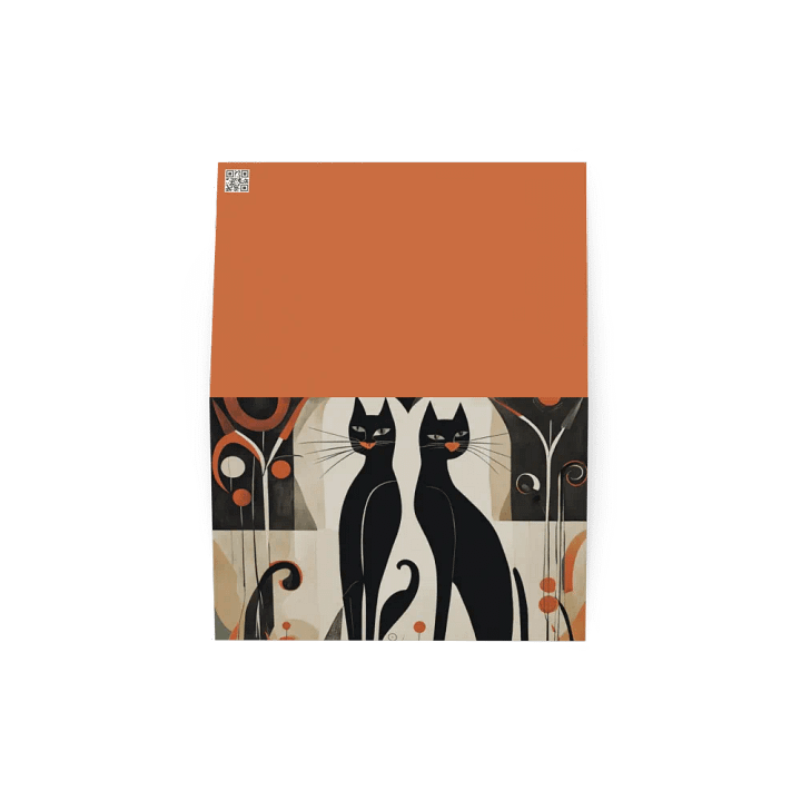 Black & Orange Love Cats product image (2)