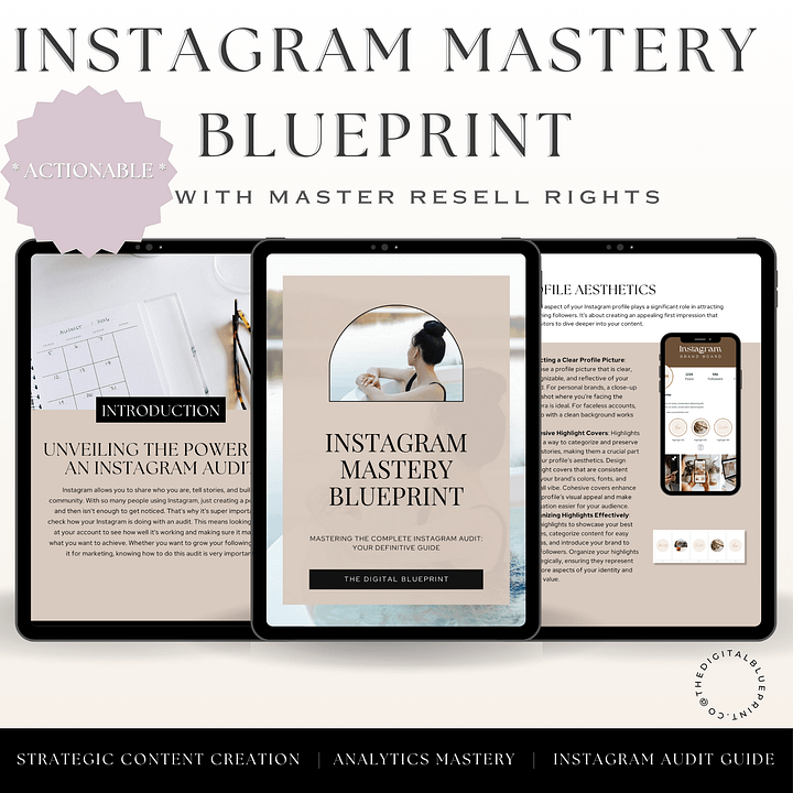 Instagram Mastery Blueprint product image (1)