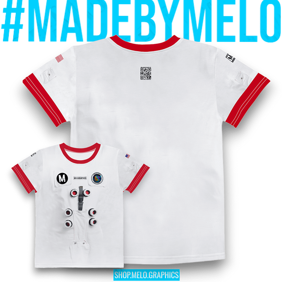 Astronaut Suit: #MeloCrew Junior Cadet - Ultimate Toddler T-Shirt | #MadeByMELO product image (1)