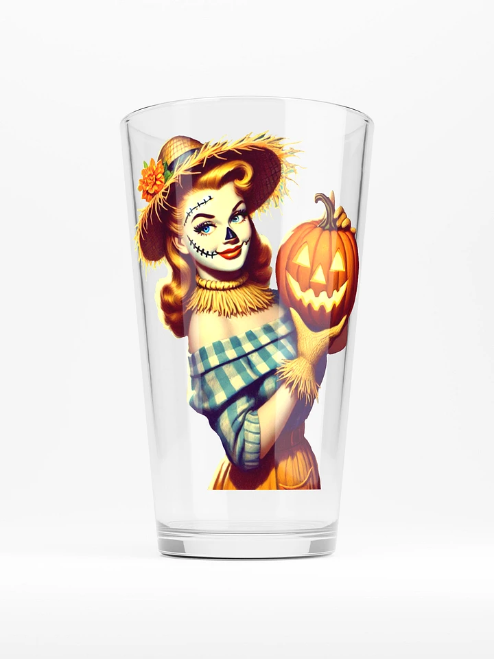 Harvest Scarecrow Halloween Shaker Pint Glass product image (1)