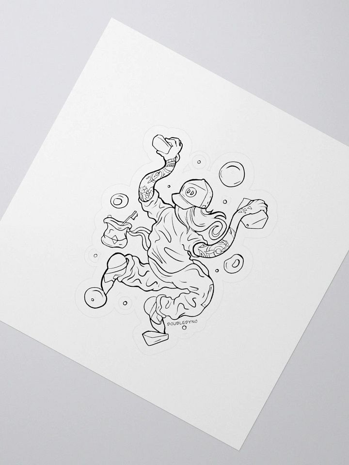 Flexible climber sticker product image (2)