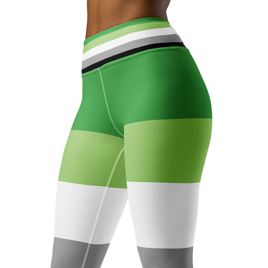 Aromantic Pride Flag Leggings product image (4)