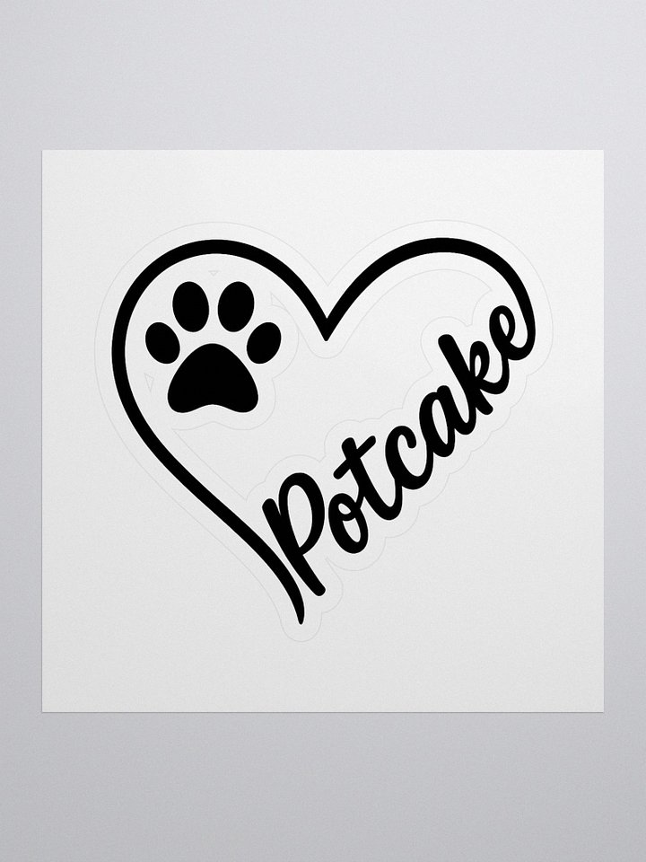 Potcake Love Sticker product image (1)