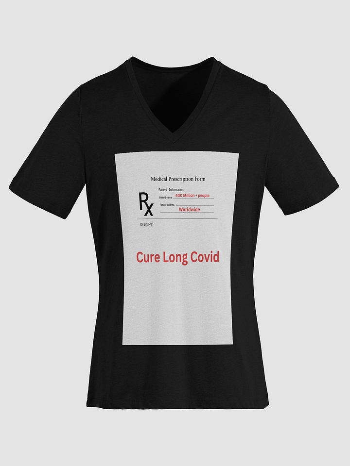 Cure Long Covid RX Relaxed V-Neck Tee product image (2)