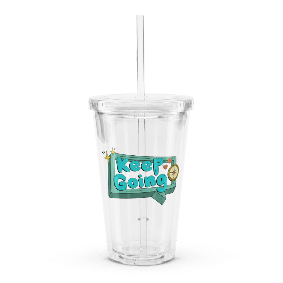 keep going ♡ clear cup product image (1)