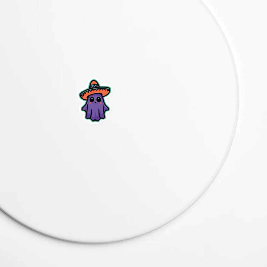 Purple Sombrero Ghost Magnet product image (6)