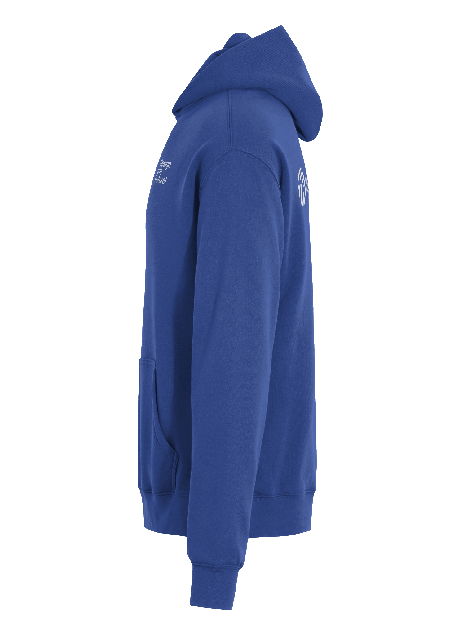 Design the Future: Technouveau - Blue Hoodie product image (7)
