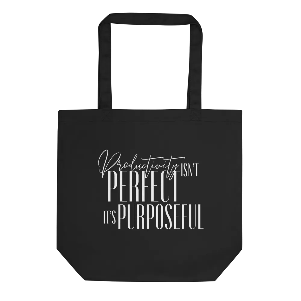 Productivity Isn't Perfect, It's Purposeful Tote Bag product image (1)