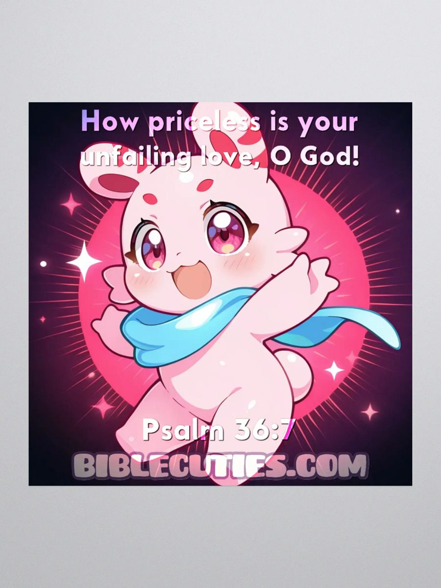 Bible Cuties Rosy - How priceless is your unfailing love, O God! product image (2)