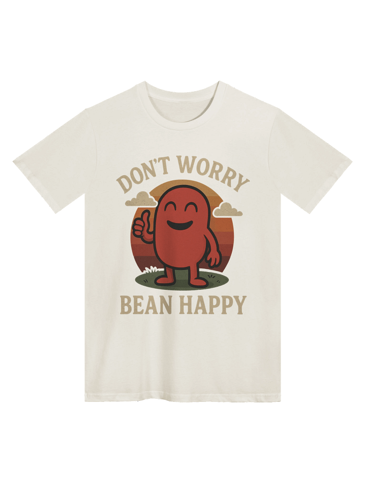 🌞 Don’t Worry, Bean Happy Tee 🫘✨ product image (1)