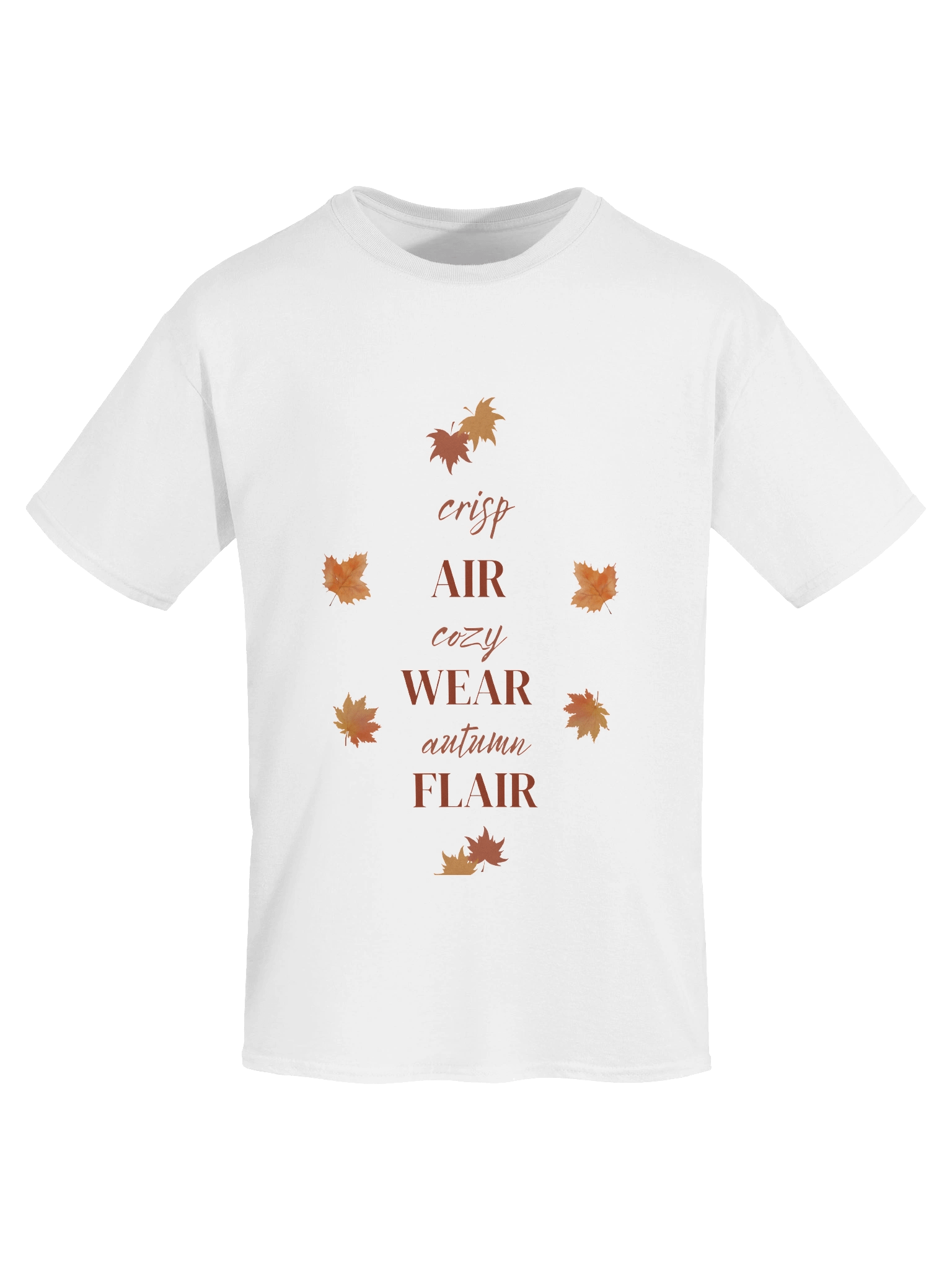 Crisp Air Cozy Wear Autumn Flair Women’s Fall T-Shirt product image (7)