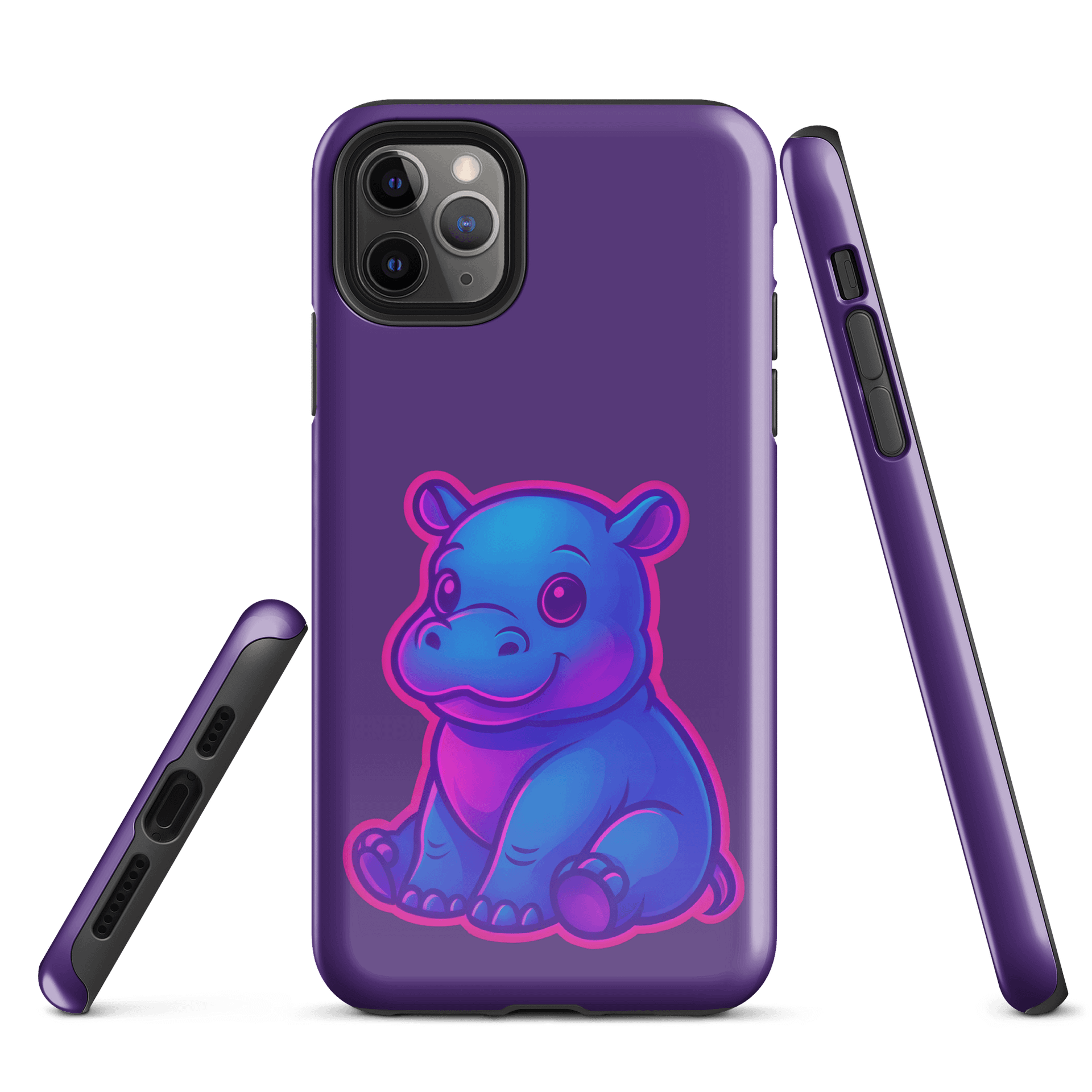 Adorable Baby Hippo Tough Case for iPhone® Case product image (3)