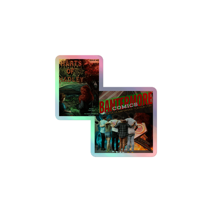 Bantermore Comics Logo/Harts of Hadley Issue 0 Cover Combo Sticker product image (1)