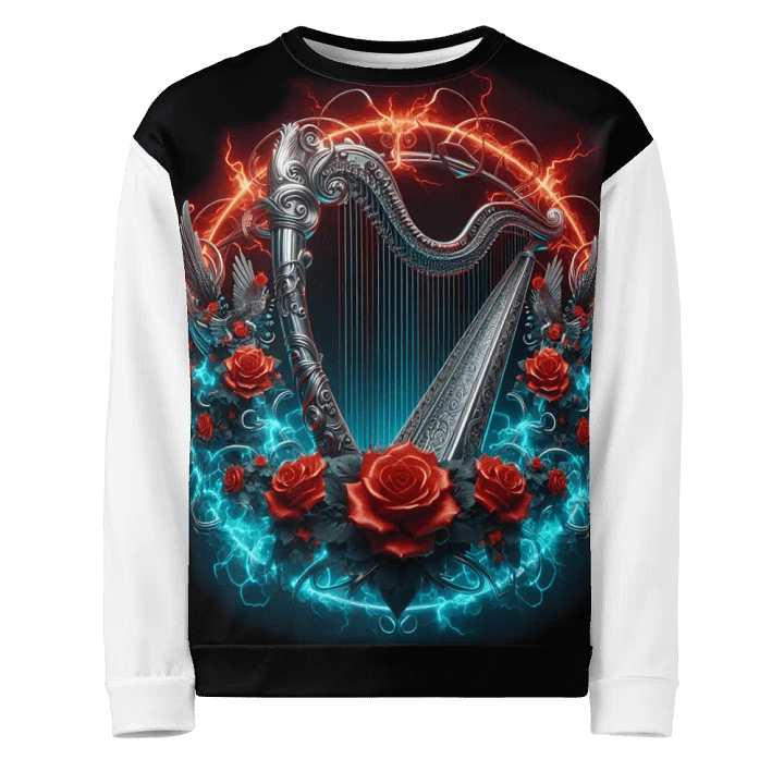 Electric Rose Fantasy Silver Harp - Unisex Sweatshirt #17 product image (1)
