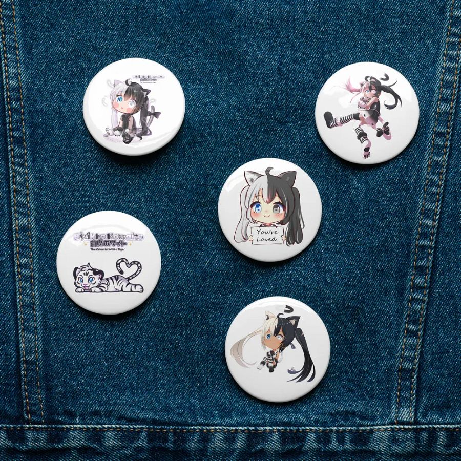 Pin Button - Limited Edition Collection #1 (White) product image (11)