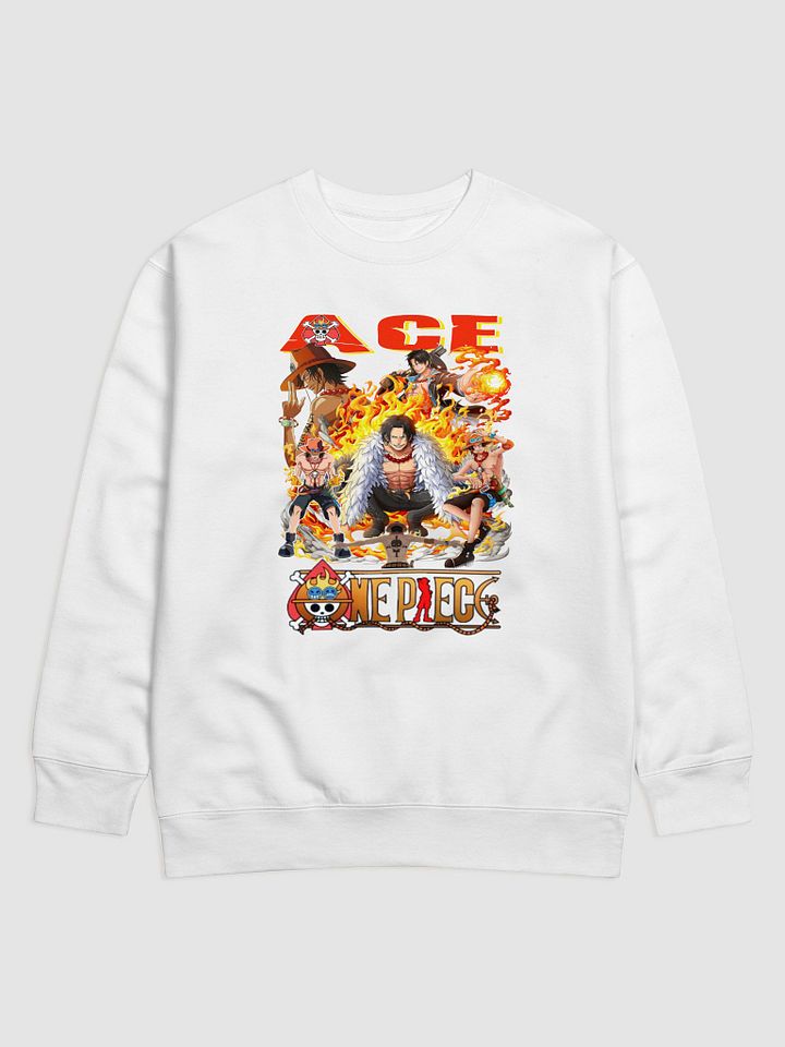 Flaming Ace: One Piece Anime Sweatshirt product image (25)