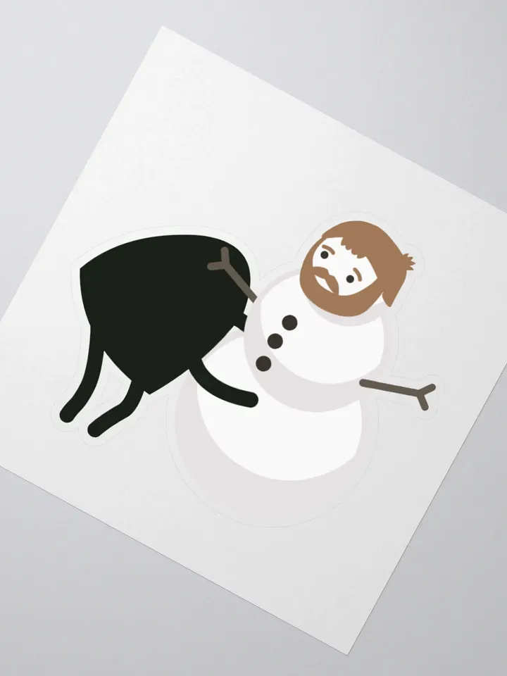 A Good Snowman is Hard to Build Sticker product image (2)