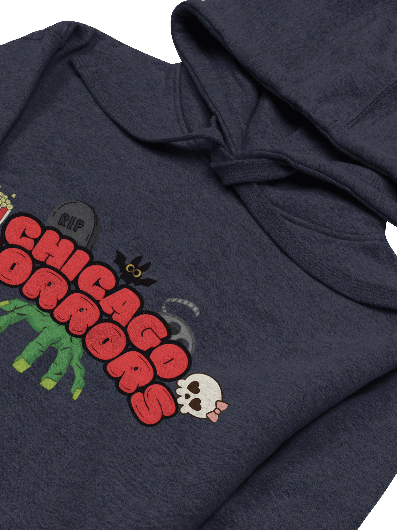 Chicago Horrors Bubble Font Hoodie 2 product image (3)