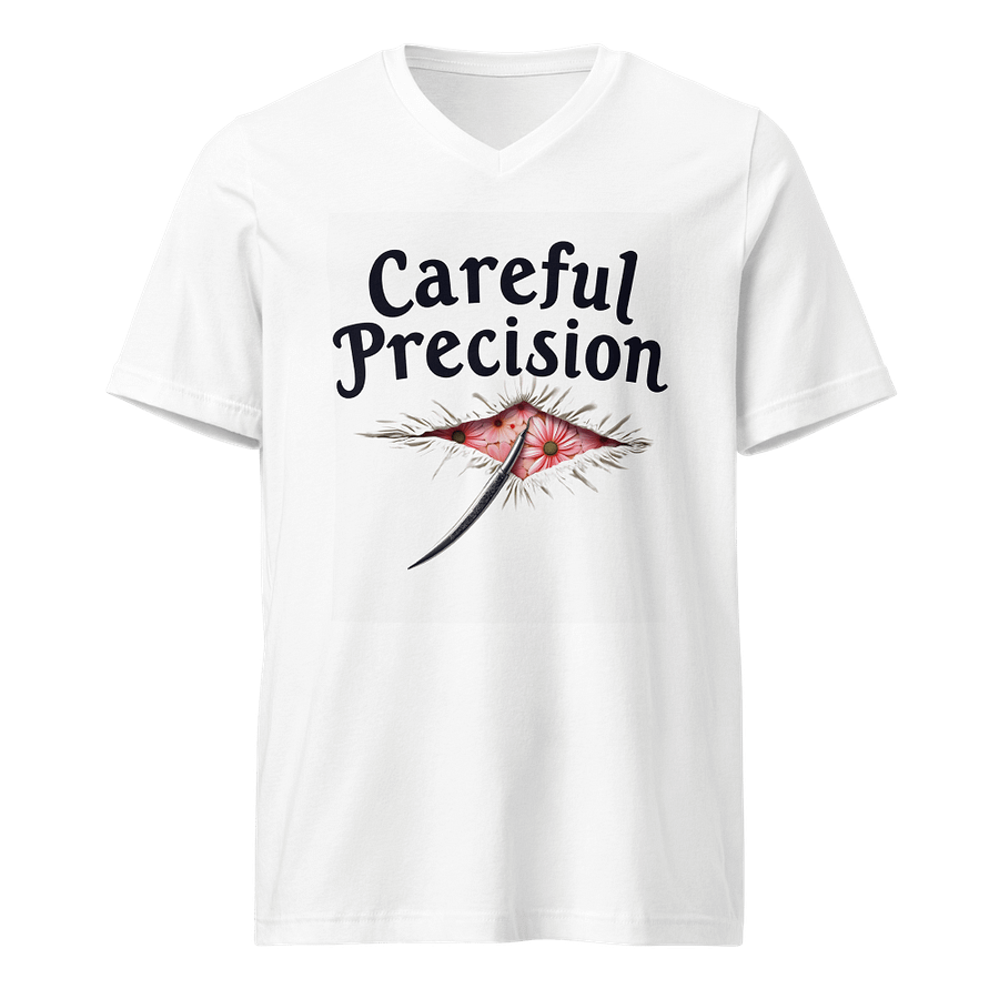 Floral Precision V-Neck Tee product image (1)