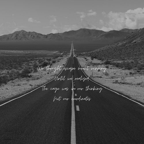 What if the prison you’re trying to escape is actually just a story you keep telling yourself? #travel #quotes