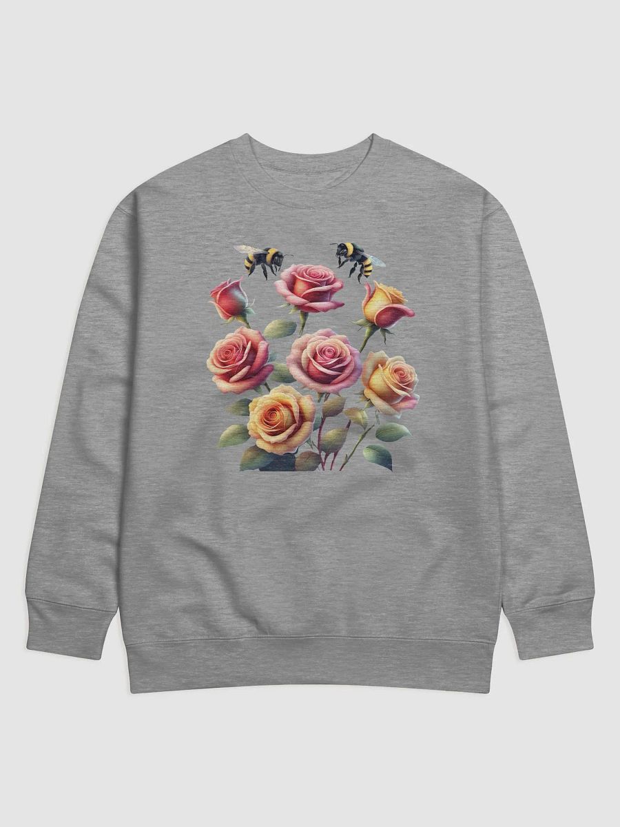 Honey Bees and Roses Graphical Design Sweatshirt product image (1)