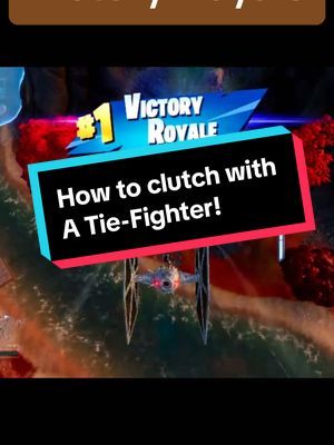 Tie-Fighters are SOOOOO OP! #fortnite #fortniteclips #fortnitebr #epic #subscribe #clutch #victoryroyale #victory #solo #starwars #epicpartner #streamer #battleroyale @Fortnite Official @CapCut 
