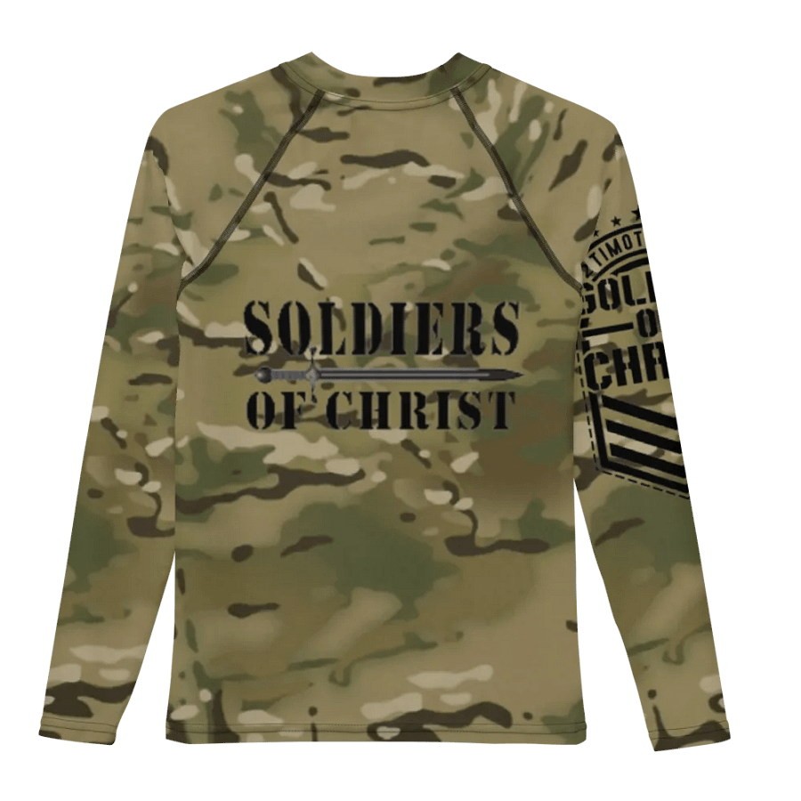 Faithful Camo: Youth Rash Guard - Multicam product image (7)