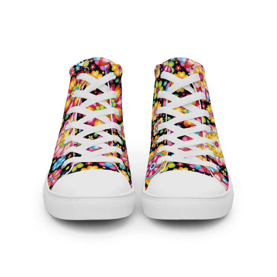 Kaleidoscopic Blossom Women's High Tops product image (5)