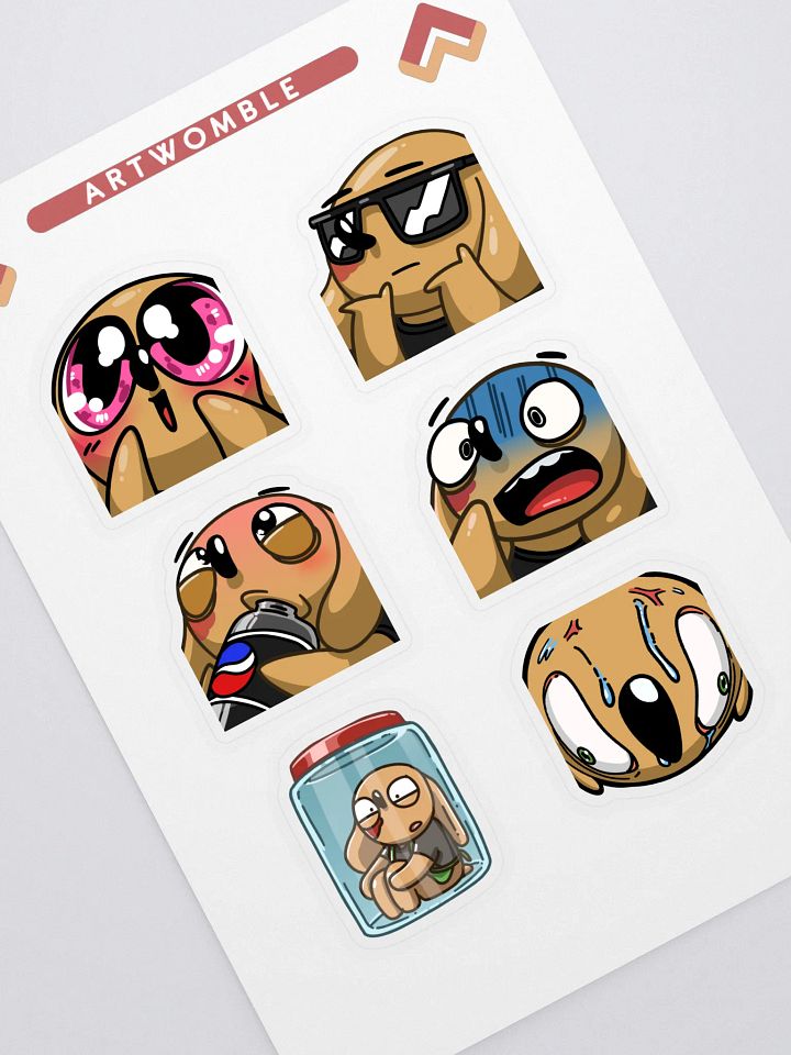 Artwomble Emote Stickers - Page 2 product image (1)