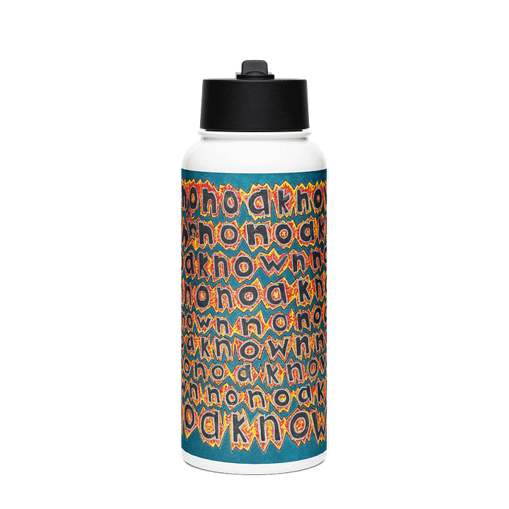 A Wild Woman Stainless Steel Water Bottle with a Straw Lid product image (1)