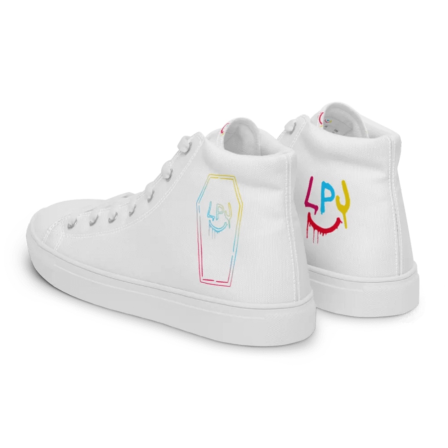 LPJ White Canvas Hi-Top Shoes product image (7)