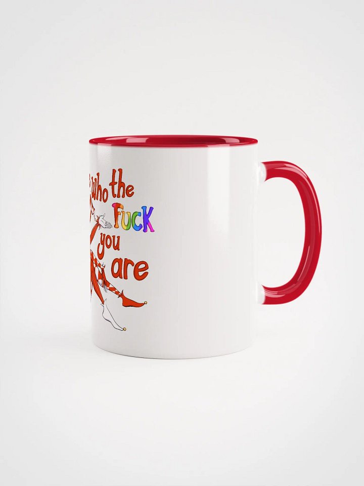 Be Who The Fuck Your Are Red Jester Mug product image (1)