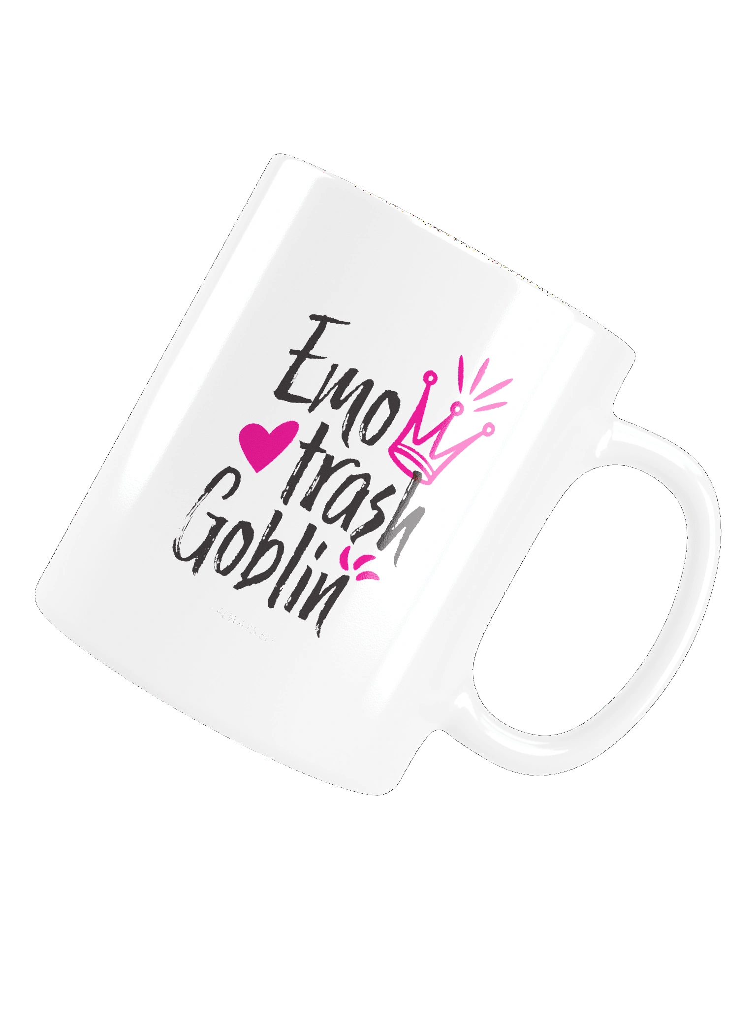 Emo Trash Goblin White Glossy Mug product image (13)