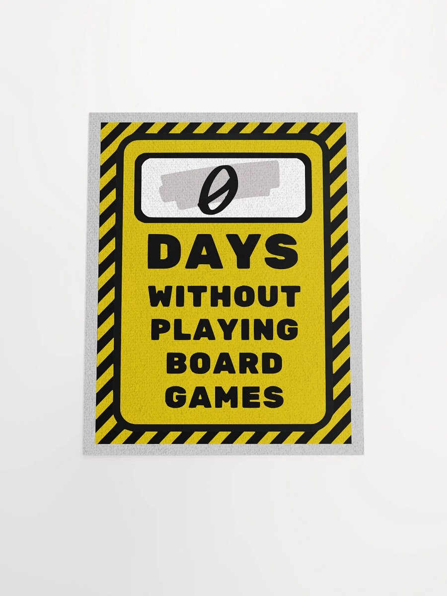 Workplace Accident Sign Board Game Room Poster - 11