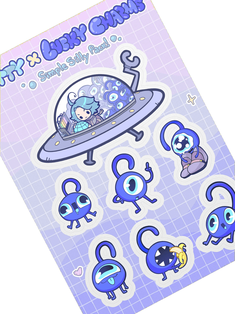 Lucky Charms Simple Silly Pack - Sticker Sheet