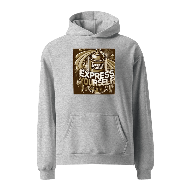 Expressive Splatter Oversized Hoodie product image (1)