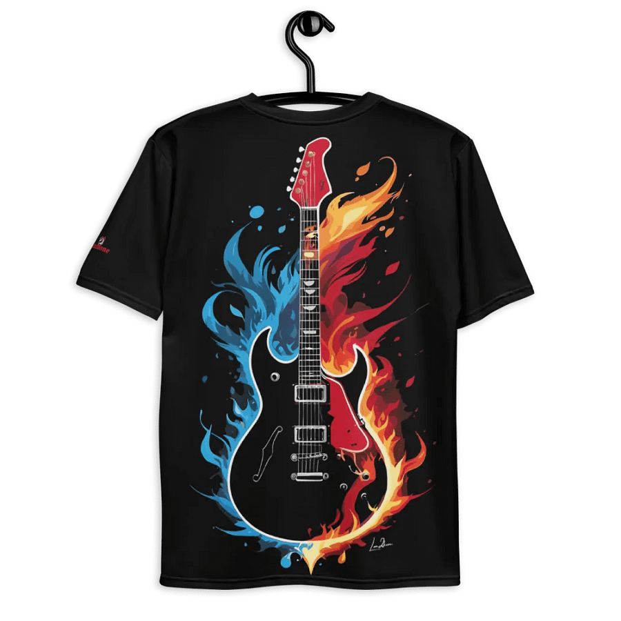 Fire and Water Guitar - Print Tee product image (11)