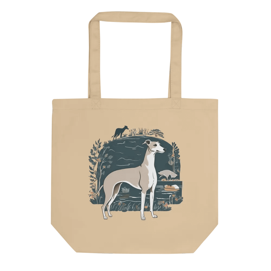 Botanical Greyhound Eco-Friendly Tote Bag product image (1)