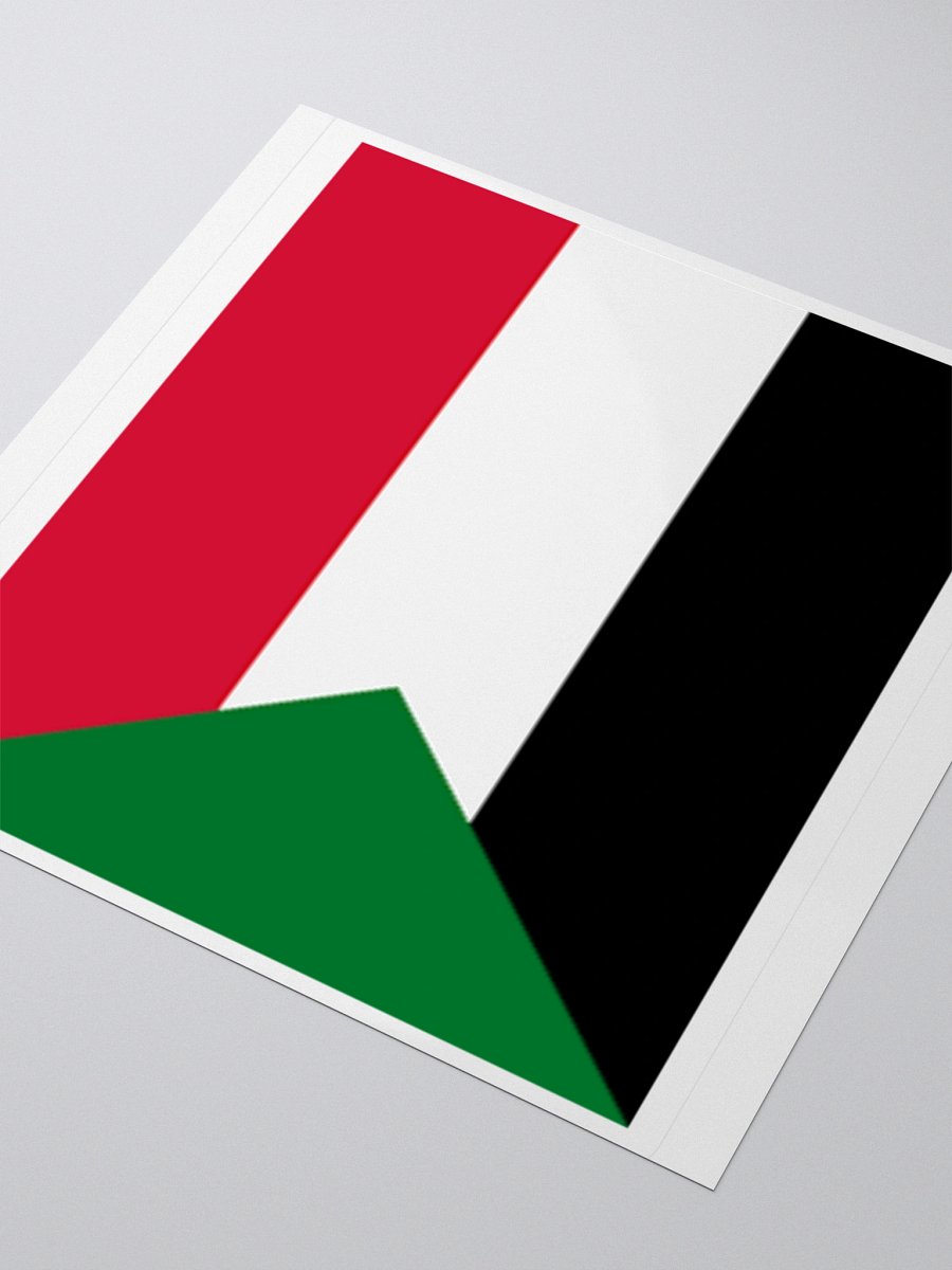 Exclusive Sudan Flag Kiss-Cut Stickers - High-Quality Vinyl, Multiple Sizes product image (9)
