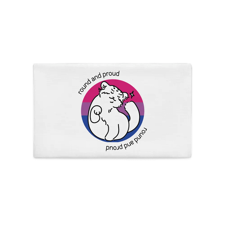 Round and Proud Manul Bisexual Version - Pillow Case product image (2)