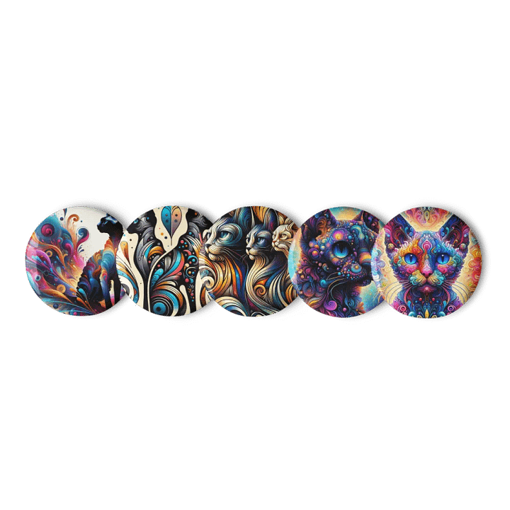 Set of Pin Buttons: Devon Rex product image (3)