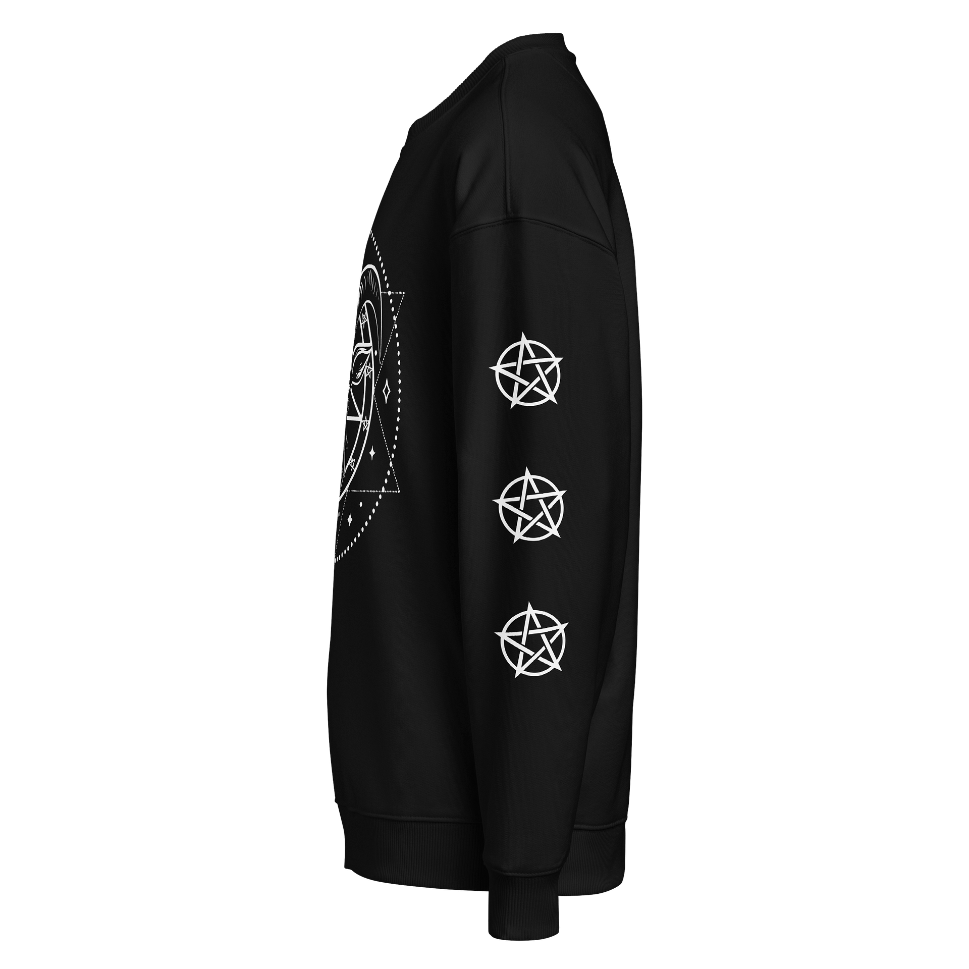 Baphomet Unisex Organic Oversized Sweatshirt product image (3)