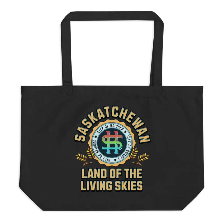 Saskatchewan Land Of The Living Skies Emblem Eco Tote product image (1)